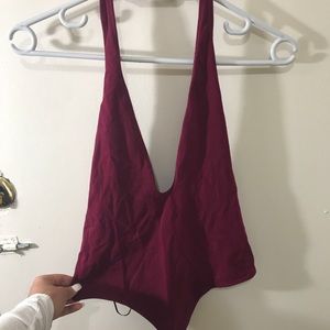 Express plunge bodysuit
